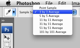 Photoshop Eyedropper 3x3