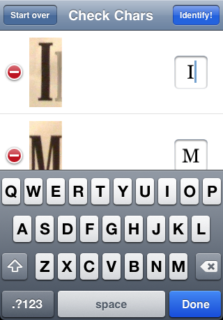 WhatTheFont for iPhone