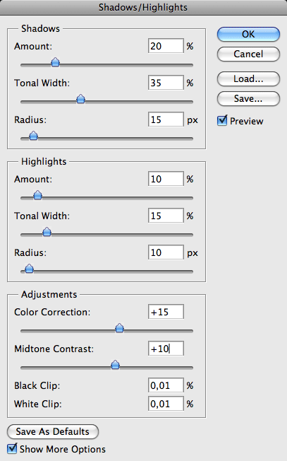 Shadows/Highlights